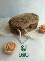 جعبه جواهرات چوبی گل وبونه