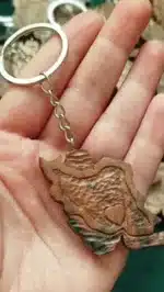 جاکلیدی چوبی طرح نقشه ایران