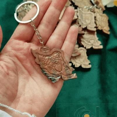 جاکلیدی چوبی نقشه ایران