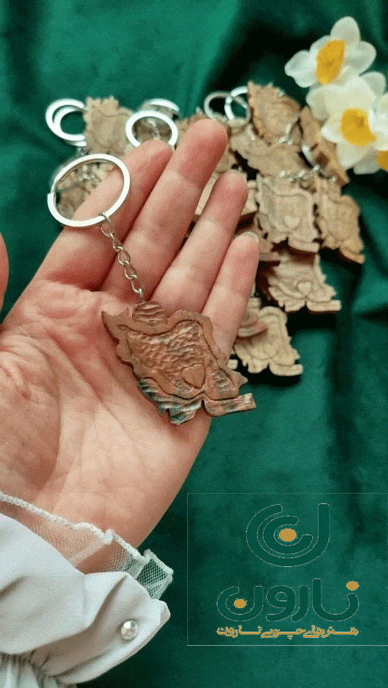 جاکلیدی چوبی نقشه ایران