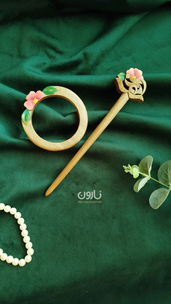 کانزاشی چوب دستاز طرح اسم زهرا